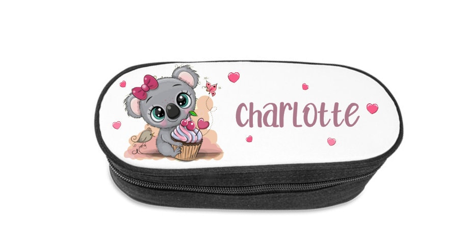 Trousse École Personnalisée Koala Cupcake
