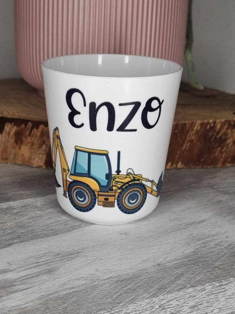 Gobelet/Verre Tractopelle Personnalisé Plastique/Polymere