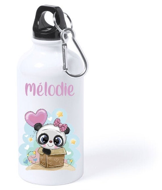 Gourde Personnalisée Panda/Gourde Prénom Enfant