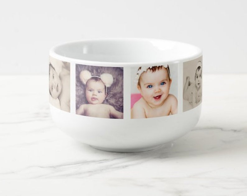 Ceramic bowl to personalize with photos image 2