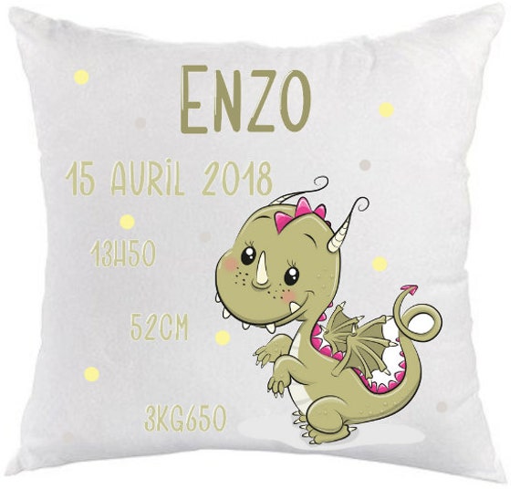 Coussin Naissance Dragon