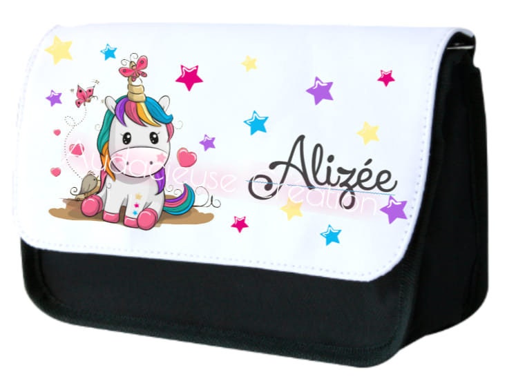 Trousse Personnalisée Licorne Écolier