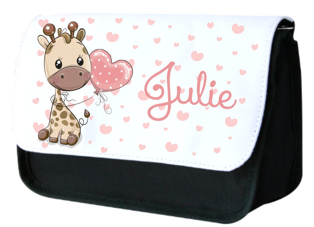 Trousse Personnalisée Girafe Écolier