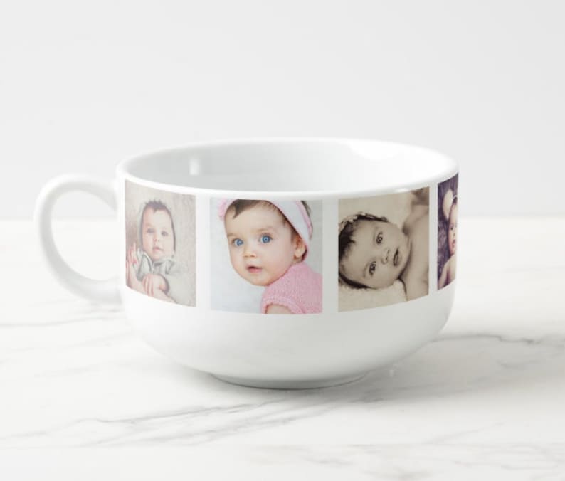Ceramic bowl to personalize with photos image 1