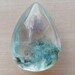 Chlorite quartz cabochon pear