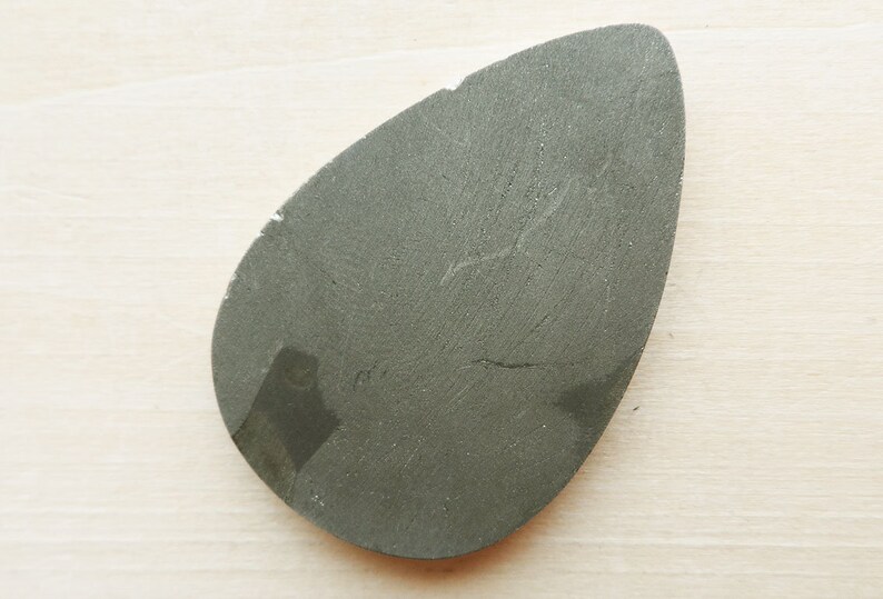 Pyrite wild cabochon pear form