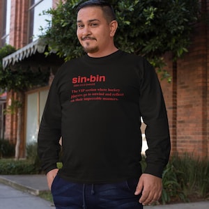 Sin Bin Definition Hockey Shirt - Penalty Box Tee