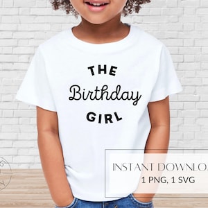 Birthday Girl Svg + Png, Baby Onesie Png + Svg, 1st Birthday Png + Svg, Birthday Png + Svg, Gender Reveal, Cricut Png + Svg, Silhouette Svg