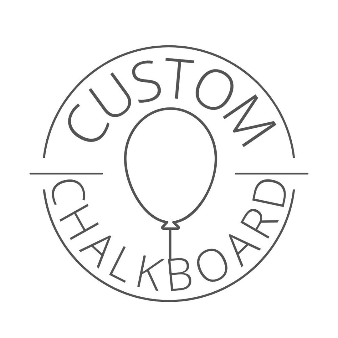 Custom Digital Chalkboard/poster Etsy