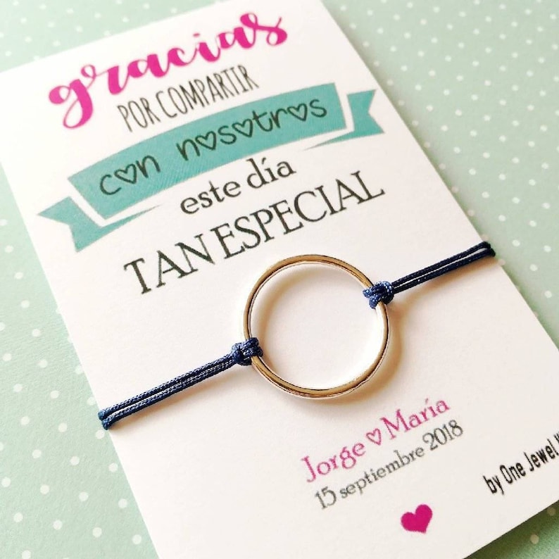 Regalos y Detalles Originales Para Bodas Pulseras con Etsy España