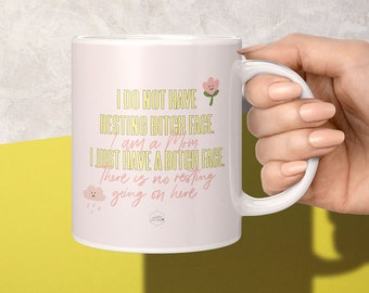 Resting bitch face mug, Funny Mom mug, Funny Mom gift, Mother’s day gift, step mom gift, soccer mom, football mom, baseball mom, mama bear