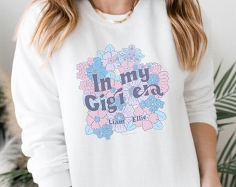 Custom Gigi crewneck, custom gigi gift, personalized gigi, new gigi sweatshirt, custom gigi shirt, new gigi gift, gigi christmas