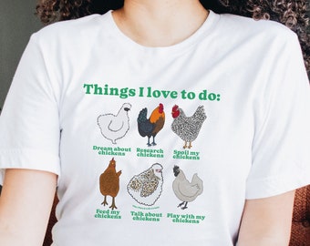 Lustiges Huhn-Mama-T-Shirt, Hühner-T-Shirt, Huhn-Liebhaber-T-Stück, Bauernhof-Mädchen-Shirt, Landwirt-Vater, Bauernhof-Shirt, Geschenk für beste Freundin weiblich