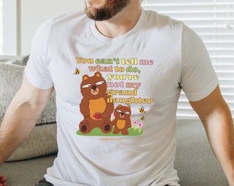 Opa Bär T-Shirt, Opa Bär, Geschenk Opa, Geschenk Opa, Opa und Opa, Happy Fathers Day, Geschenk von Enkelin