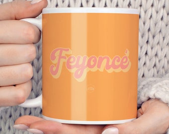 Feyoncé mug, engagement mug, newly engaged gift, future mrs mug, bride to be, bridal shower gift, fiancé mug, engagement announcement