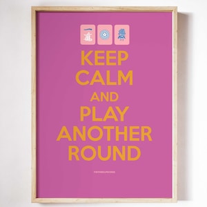 Keep calm mah jong social club party art print, mahjongg lovers gamenight wall art gifts, aunt gift from niece poster chinese cultural pride