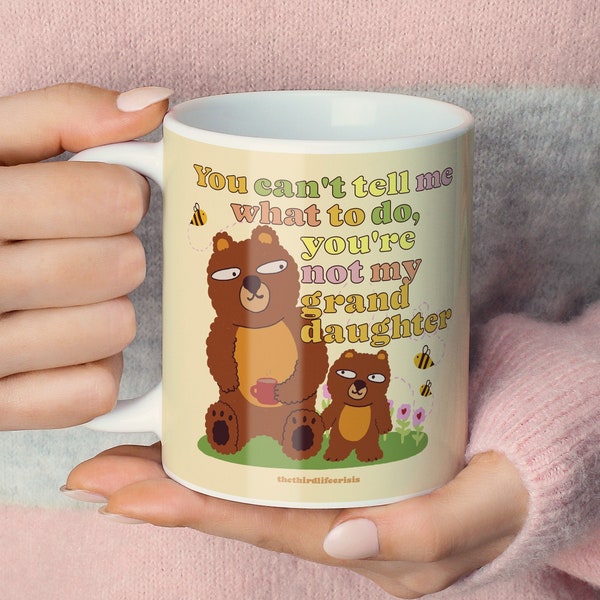 Grandma bear mug, nana life, yaya gift, grammy and me, nonna gifts, abuela coffee mug, best gigi ever, geschenk oma, just nan and grandad