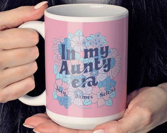 Custom In my Auntie era, Best aunty, personalised aunty, New aunty, Promoted to aunty, aunty announcement, new aunty gifts, auntie present