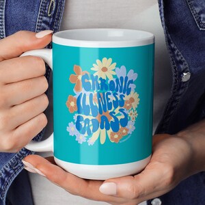 Chronic illness mug, spoonie fatigue flare-up, invisible illness mug, hidden disability, fibromyalgia pain, ehlers danlos, chronically ill