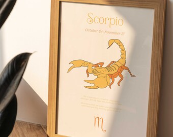 Impression d’art Scorpion, Art mural de bureau Scorpion, Impression d’art mural Scorpion, Art mural scorpion, Art mural scorpion, Cadeaux Scorpion, Affiche du 30e anniversaire du Scorpion