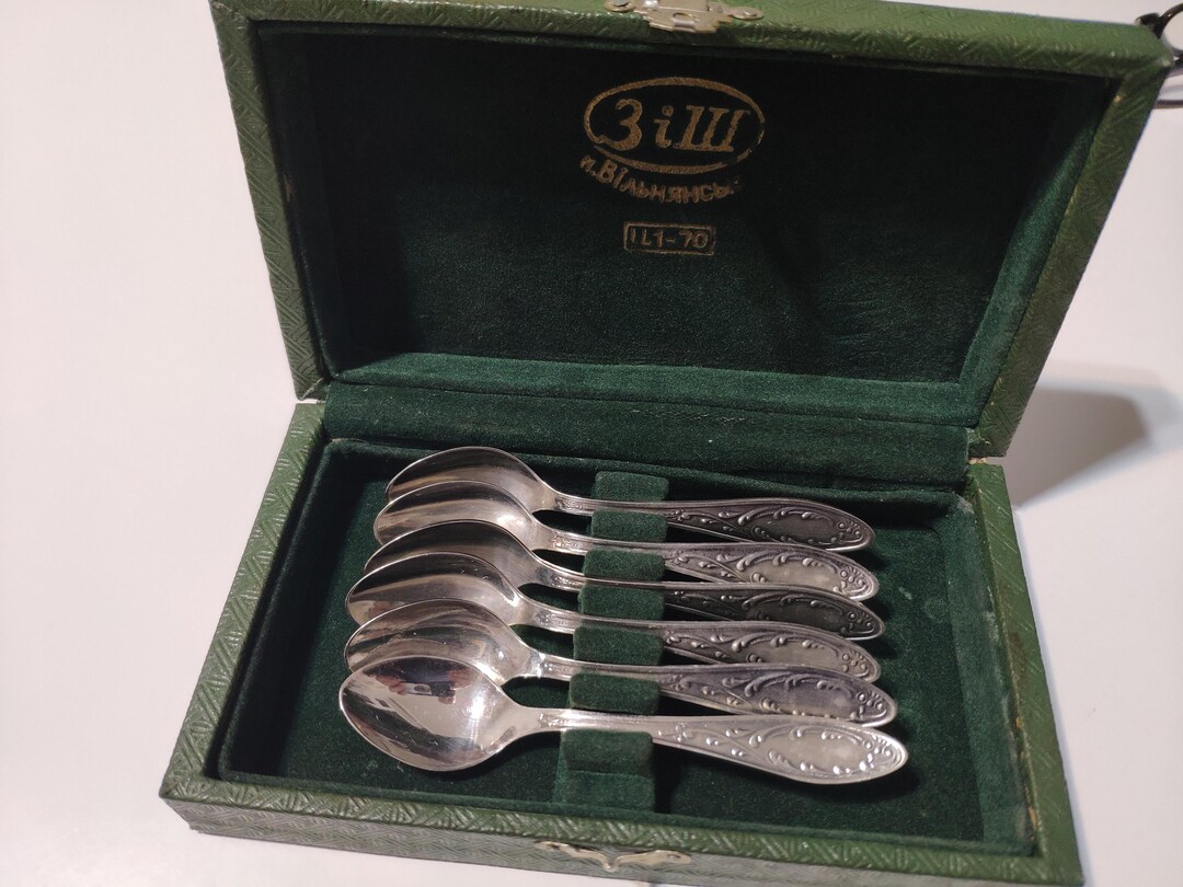 2 CUILLÈRES ARGENT Massif Russe Époque Soviétique Poinçon Étoile 875 EUR 40,00 - FR