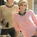 Vintage PDF knitting pattern woman's ladies sleeveless knitted summer top vest & sweater 32 to 40 inch bust PDF instant download (2)