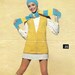 Vintage knitting pattern PDF woman's ladies sleeveless tunic waistcoat hat & scarf 34 to 38 inch bust instant download (25)