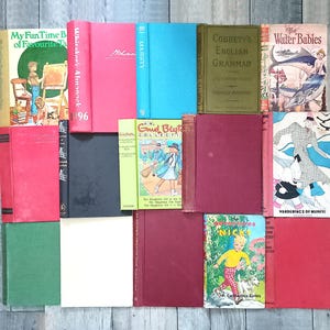 Vintage book covers 1900s-1990s distressed book covers antique & vintage ephemera hardback book covers   for junk journals scrapbooks art