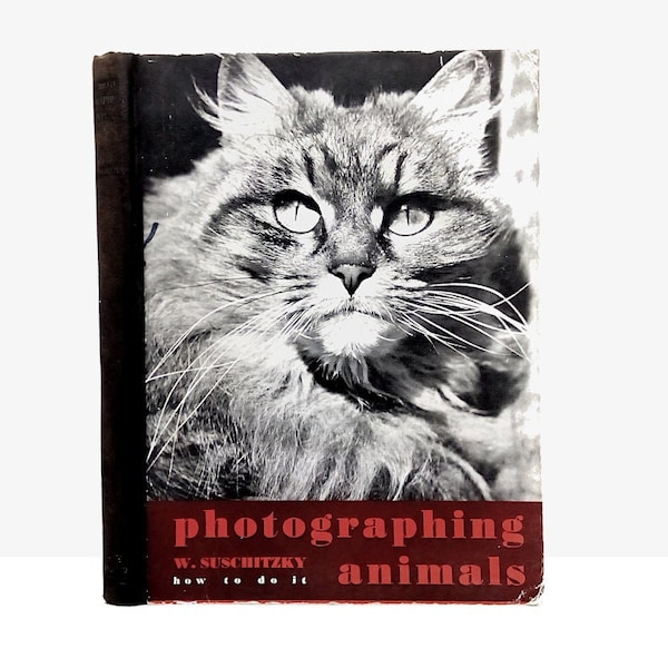 Animal photography how to book gift, Photographing Animals by W Suschitzky 1941 pet photography book illustrated 1st edition book #1923