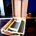 Adjustable Table Easel Wooden storage paint brush box Artist Art Drawing Painting Wood Sketching Desktop Durable painting supplies handle