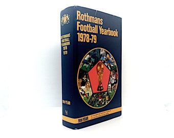 Football book gift, Rothmans Football Yearbook 1978/79 by L Vernon & J Rollin sport reference book football lover book UK soccer book #572