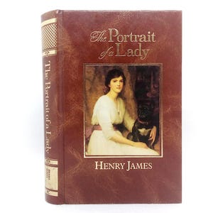 Henry James book The Portrait of a Lady by classic American literature vintage romance novel Great Writer&#39;s Library decorative book gift