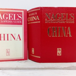 Buch über China, Nagel's Enzyklopädie-Führer: China von A L Destenay Jahrgang 1973 Reiseführer mit farbigen Karten & Plänen Chinesisches Buch Geschenk