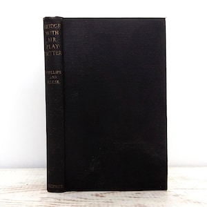 Bridge with Mr Playbetter by Hubert Phillips & Terence Reese 1952 First Edition Vintage Card Game Book with Playbook Learn to Play Bridge