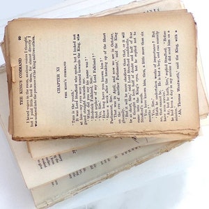 Papier à poésie occultant 10 pages de livres vieillies naturellement, papier de livre ancien pour écrire des poèmes occultants, cadeau de poète en herbe, papier cadeau, fournitures pour travaux manuels