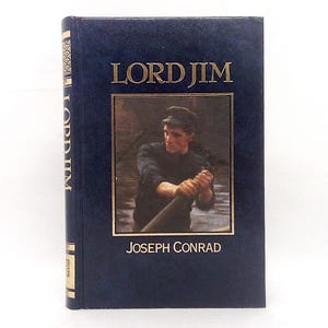 Lord Jim by Joseph Conrad vintage 1993 fiction book dramatic psychological novel classic literature Great Writers Library decorative book