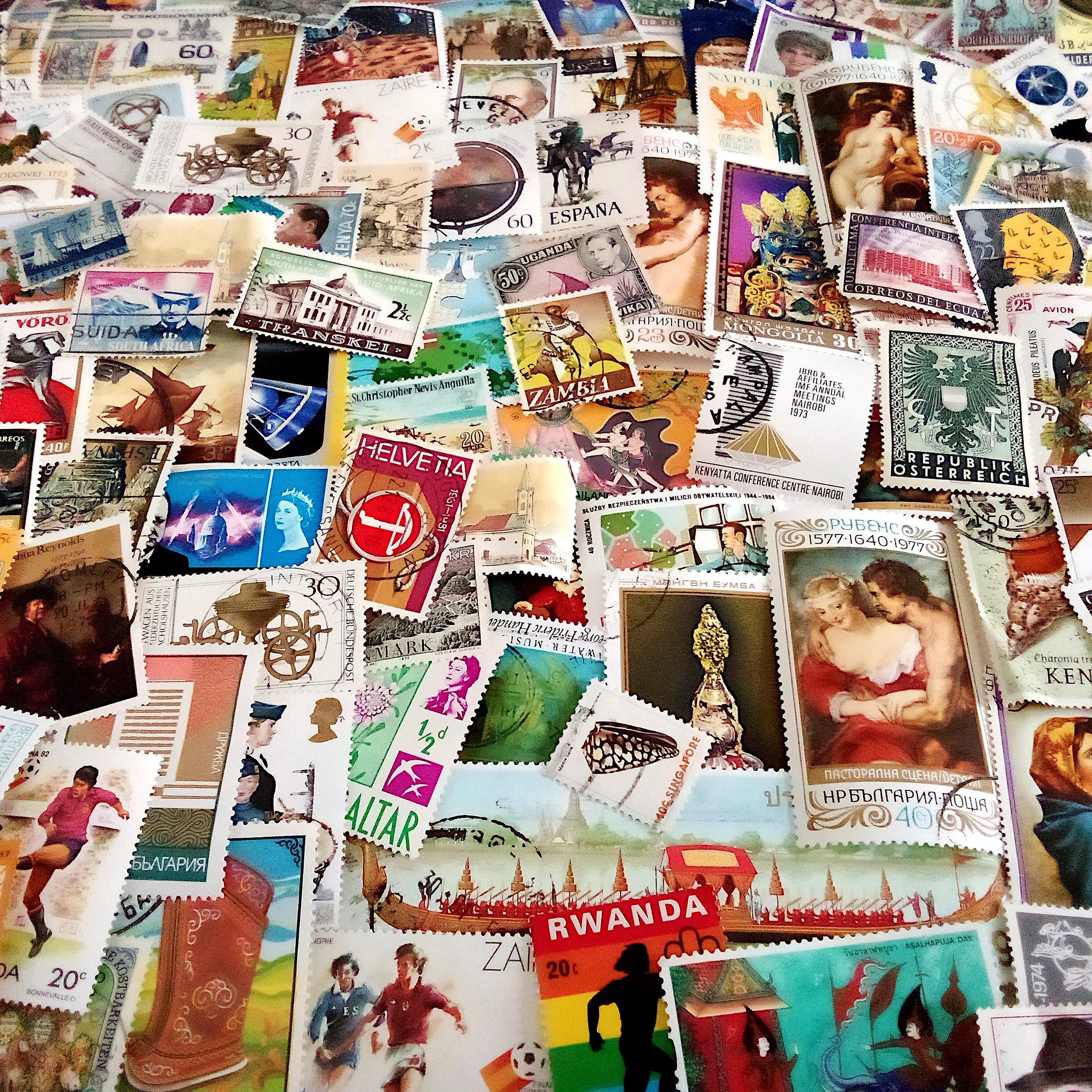 Old foreign stamps - Etsy 日本