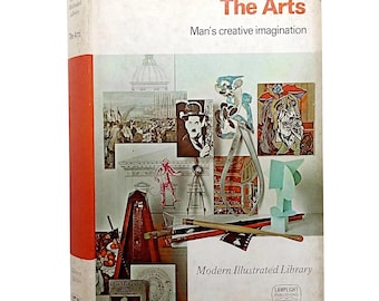 芸術百科事典、イラスト入りハードカバーヴィンテージブック（1966年）