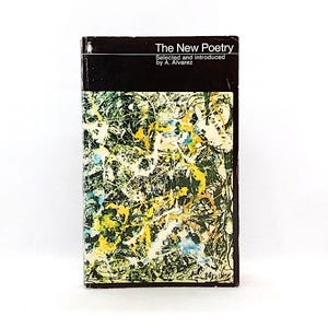 The New Poetry by A Alvarez 1974 Penguin Anthology of British and American Poets Vintage Literary Book Gift Poetry Lover Gift