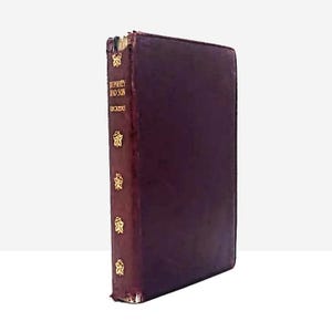 Dombey & Son by Charles Dickens Antique 1909 Maroon Leather New Century Library Ed. Inscribed, Owned in childhood by Notable NI Politician