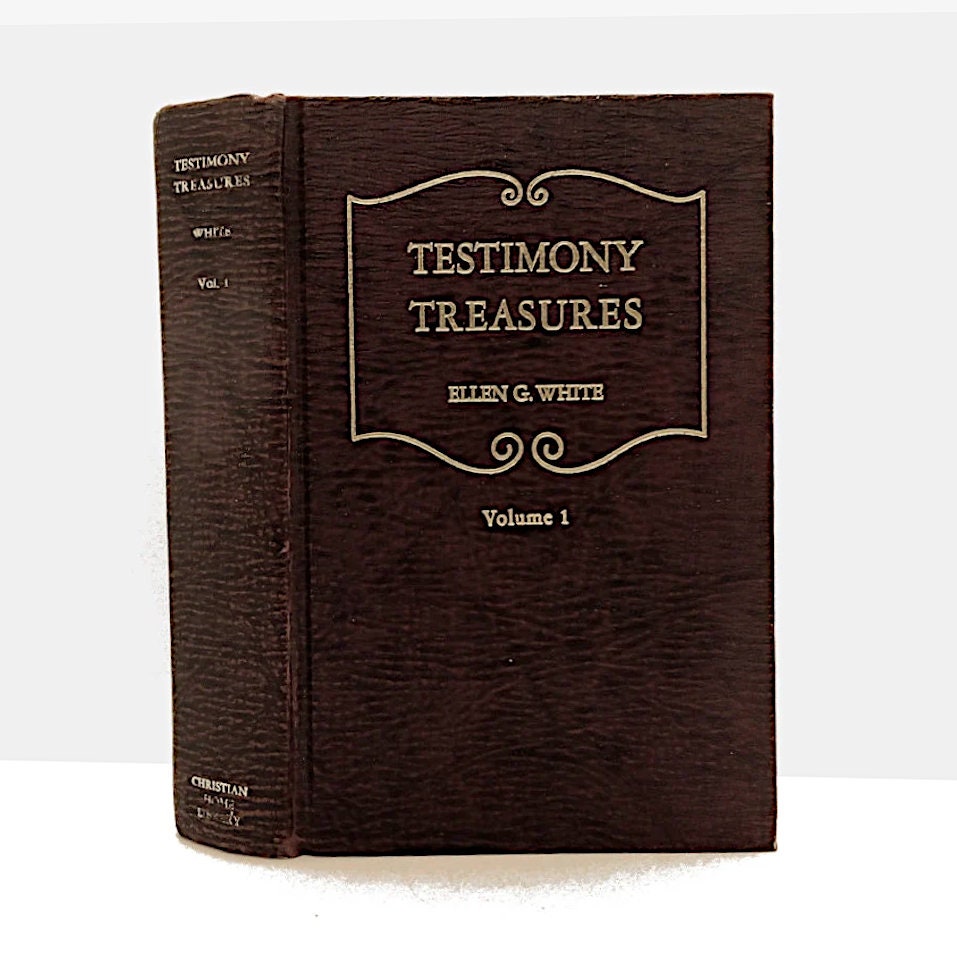Seventh Day Adventist Book gift antique Testimony Treasures