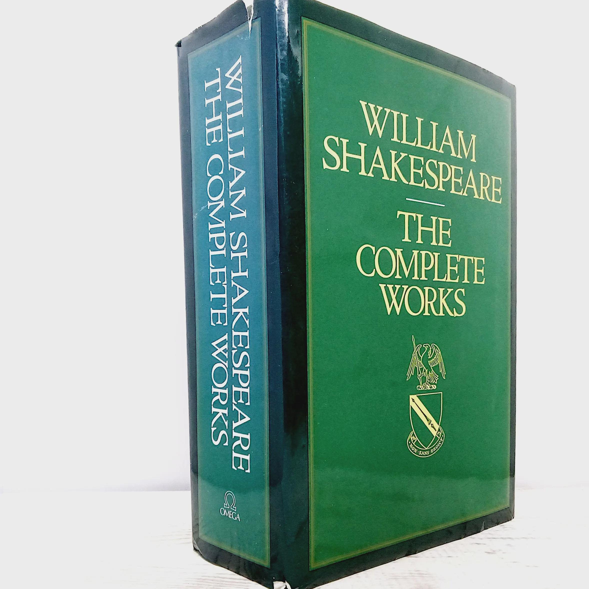 ウィリアム・シェイクスピア全集 1986年 ハードカバー（緑色） ダスト