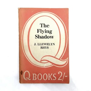 The Flying Shadow par J Llewelyn Rhys 1942 Faber Q Book roman d&#39;amour en temps de guerre rare livre de poche vintage pilote d&#39;avion fiction romantique