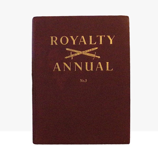 Royalty Annual No 3 by G Talbot & W Vaughan Thomas 1950s photo yearbook Queen Elizabeth 2 biography Elizabeth II book gift #1373