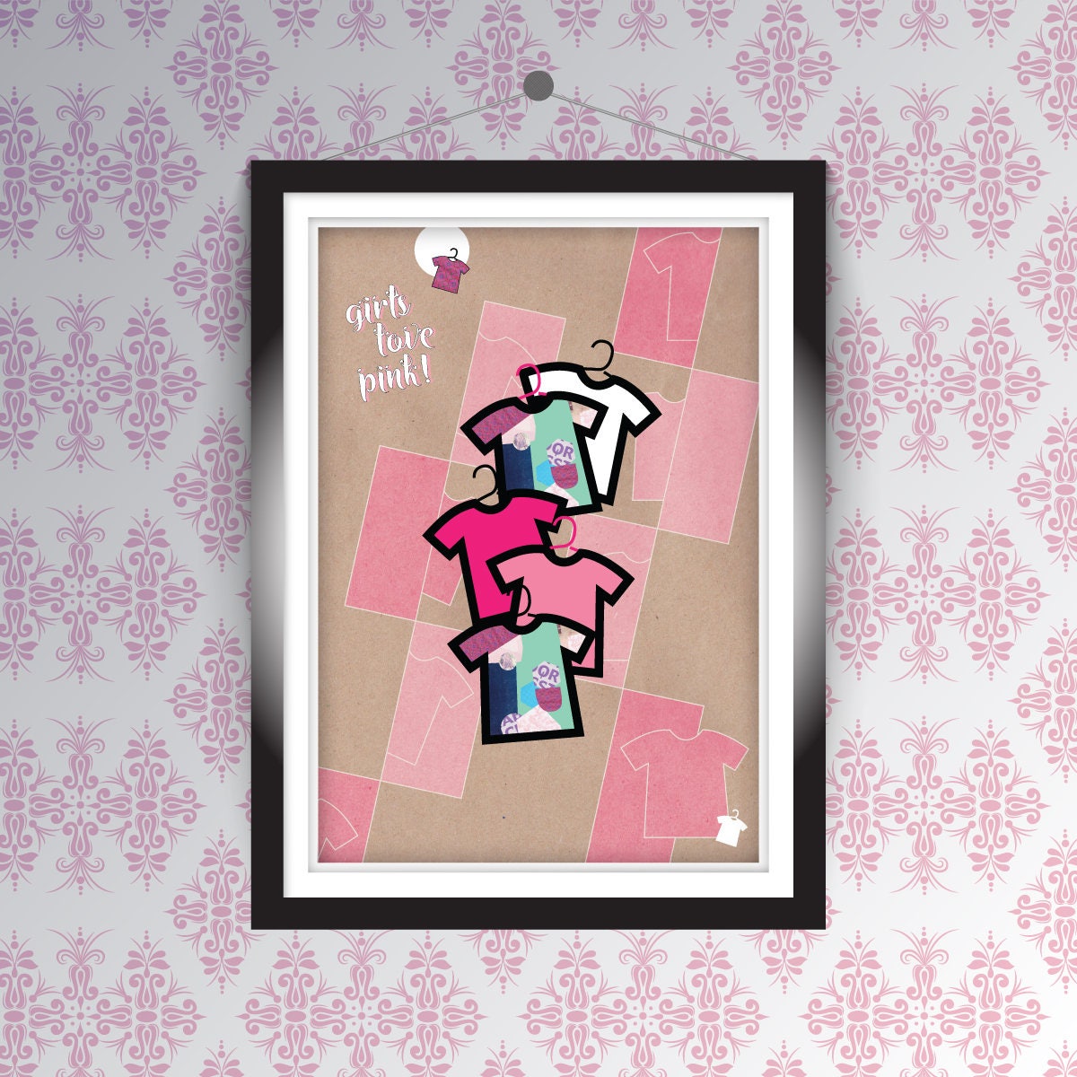 Retro Aesthetic Space Fashion Girl A5 Art Print / Room Wall 