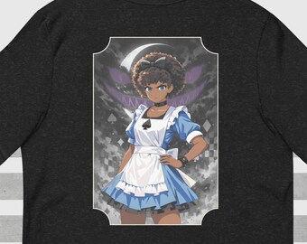 Wonderland T-Shirt – Dark Alice Inspired Graphic Tee, Gothic Playing Card Shirt, Unisex Alt Streetwear, Indie Wonderland Aesthetic Top