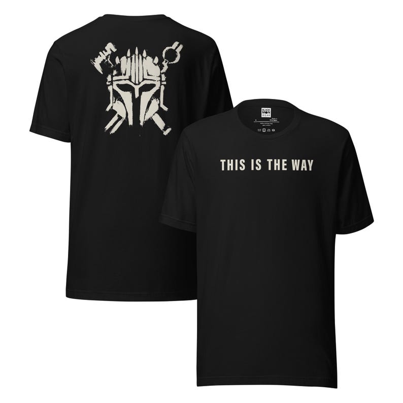 This Is The Way Shirt, Armorer Inspired Tee, Mandalorian Forge Shirt, Mando Craftsman T-Shirt, Minimalist Sci Fi Streetwear