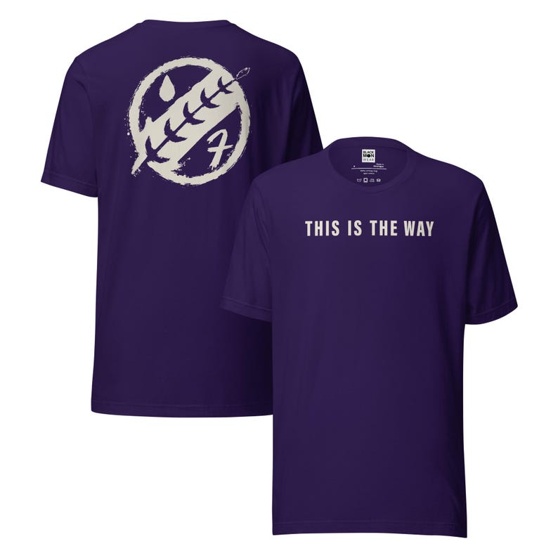 This Is The Way Shirt, Clan Fett Tee, Mandalorian Inspired Shirt, Bounty Hunter Mando T-Shirt, Minimalist Sci Fi Streetwear
