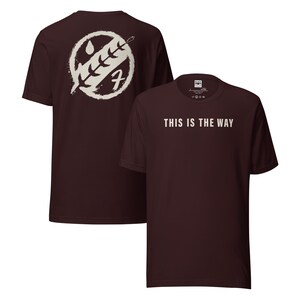 This Is The Way Shirt, Clan Fett Tee, Mandalorian Inspired Shirt, Bounty Hunter Mando T-Shirt, Minimalist Sci Fi Streetwear