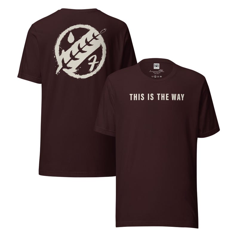 This Is The Way Shirt, Clan Fett Tee, Mandalorian Inspired Shirt, Bounty Hunter Mando T-Shirt, Minimalist Sci Fi Streetwear